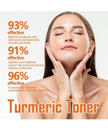  G n rique Turmeric Toner Facial Toner Anti-Blemish Face Serum Natural Turmeric Essence Toning Lotion - Moisturizing Soothing and Brightening - Buy Online on GoSupps.com