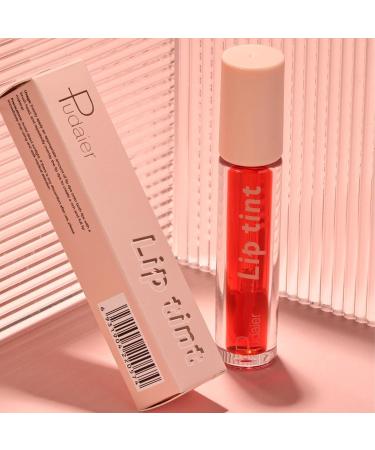 Lip Tint Stain Makeup Long Lasting Lip Tint Natural Lip Stain Highly Pigmented Liquid Lipstick Waterproof Light Lip Stain with Matte Finish 04 R4 - Buy Online on GoSupps.com