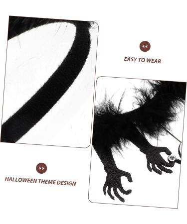 LIFKOME Halloween Photo Booth Halloween Skeleton Headwear Headbands Halloween Party Headband Halloween Headpiece Halloween Hairband Ghost Hair Hoop Halloween Hair Hoop Plastic - Buy Online on GoSupps.com