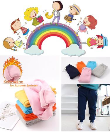 CuteOn Unisex Kids Red Elastic Waist Cotton Warm Trousers | 1-5 Years - Buy Online on GoSupps.com