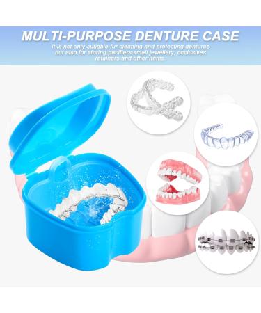 2 PC Denture Storage Box Set | Portable Braces Container & Tooth Rail Box for Dentists | Ideal for Misaligned Teeth & Cleaners - Buy Online on GoSupps.com