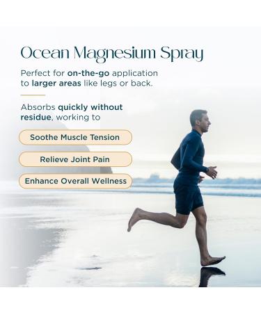 Abundant Natural Health Ocean Magnesium Total Topical Bundle Helps Aid Aches and Bruises Stingless Effective and Quick Absorption Fragrance-Free - Buy Online on GoSupps.com