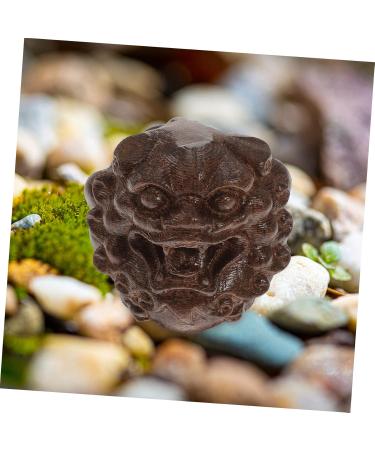 Magiclulu 3-St Wenwan Handle Automotive Art | Retro Wooden Animal Carvings | Unique Desk Decoration & Joyful Ornaments - Buy Online on GoSupps.com