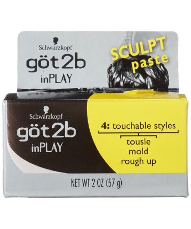 Got2B In Play Sculpt Paste 2oz (59ml) - 2 Pack | Styling Hair Paste - Buy Online on GoSupps.com