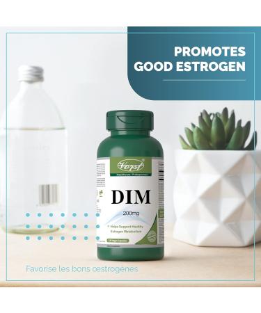 VORST DIM Supplement 200mg 120 Vegan Capsules | Healthy Estrogen Metabolism | Diindolylmethane for Women & Men | 1 Bottle 120 count (Pack of 1) - Buy Online on GoSupps.com