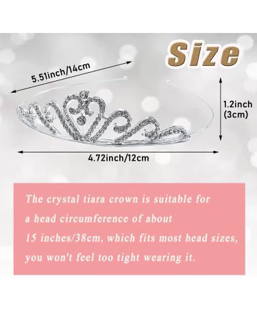 Baaxxango 8 Pack Crystal Tiara Crowns - Perfect for Girls Women Birthday Wedding Party Decor - Buy Online on GoSupps.com