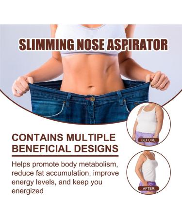 Slimairs Nasal Inhaler: Natural Essential Oils for Weight Loss & Body Shaping - 4pcs - Buy Online on GoSupps.com