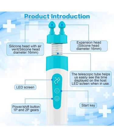 USDOM Ear Pressure Relief Device | Double-Ended Silicone Eustachian Ear Unclogger for Tinnitus & Ear Pain Relief - International Shipping Available - Buy Online on GoSupps.com