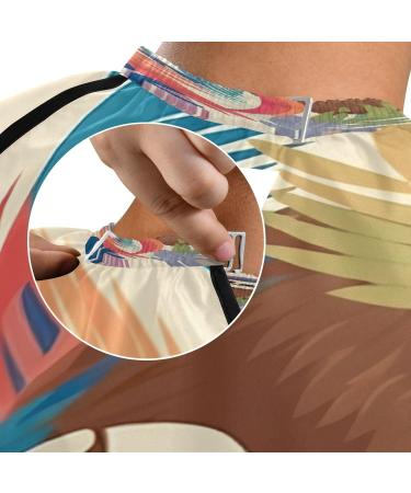 Kigai Sloth Palm Barber Cape | Professional Waterproof Hair Cutting Cape for Men & Women | Adjustable Snap Closure Hairdressing Cape - Buy Online on GoSupps.com