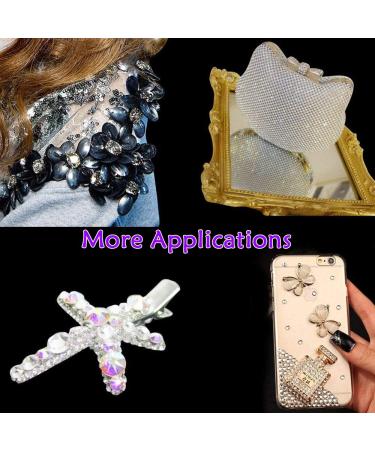 1600 Pieces Self-Adhesive Rhinestones - 6 Sizes for Face Nails & Crafts - Includes Tweezers & Dotting Pen - Buy Online on GoSupps.com