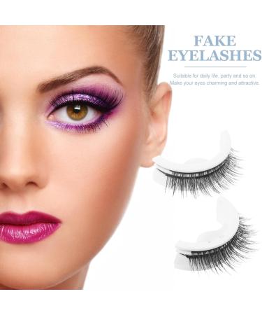 Beaupretty 4 Pairs False Eyelashes Natural Fluffy Faux Lashes Colored Faux Without Glue Self Adhesive Lashes Wispy Fluffy 3d Effect Artificial Eyelashes for Women - Buy Online on GoSupps.com