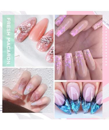 Holographic Mermaid Nail Art Glitter Sequins - 50g Irregular Aurora Opal Flakes for Nail Decoration - Buy Online on GoSupps.com