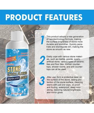 Stone Crystal Plating Agent Stone Nano Crystal-Plating Agent Stone Crystal Plating Brighten Luster Agent Stone Stain Remover Cleaner Stone Polishing and Coating Agent (5pcs) - Buy Online on GoSupps.com