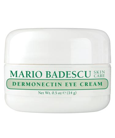 Mario Badescu Dermonectin Eye Cream for All Skin Types |Eye Cream for Brighter Looking Eyes |Formulated with Peptides & Cocoa Butter| 0.5 OZ (Pack of 1)