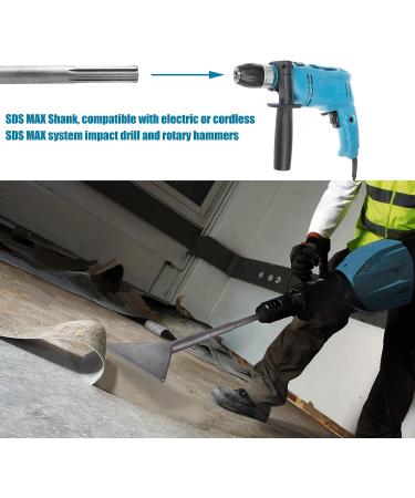 6-Inch SDS Max Floor Scraper Tile Chisel for Thinset Removal - Fits SDS Max Rotary Hammers - 6X14 Tile Tools - Buy Online on GoSupps.com