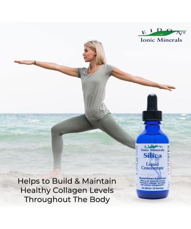 Eidon Ionic Minerals Liquid Silica & Zinc Drops, 2 Fl Oz, Immune Health, Skin Care, All-Natural Ingredients, No Artificial Colors or Preservatives - Buy Online on GoSupps.com