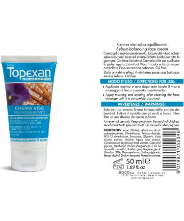 TOPEXAN Sebo-balancing Face Cream 50 ml Skin care - Buy Online on GoSupps.com