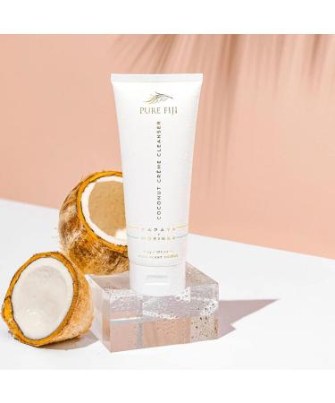 PURE FIJI Coconut Face Wash | Hydrating Gentle Cleanser for Soft Skin | Anti-Aging Daily Facial Wash 6 Oz - Buy Online on GoSupps.com