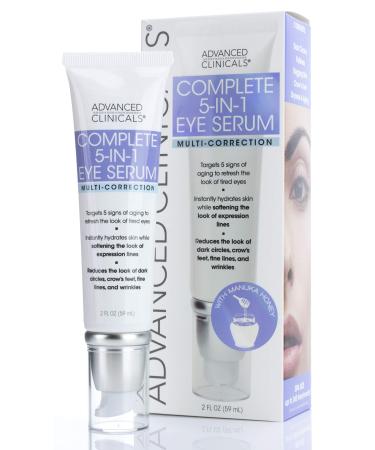 Advanced Clinicals Complete 5-in-1 Eye Serum Multi-Correction 2 fl oz (59 ml)
