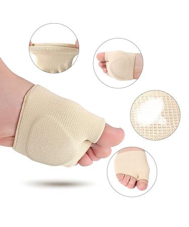 Metatarsal Pads Bunion Relief Sleeves - 1 Pair Bunions Cushions Corrector for Women (Skin Color) - Buy Online on GoSupps.com