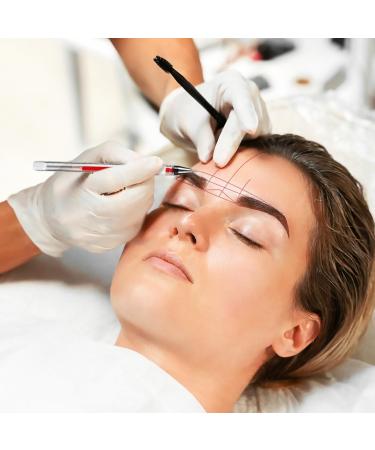 Buy minkissy Eyebrow Mapping Pen | Red Microblading Tool | Precision Makeup for Perfect Eyebrows | 3 Pens + 6 Refills - Buy Online on GoSupps.com