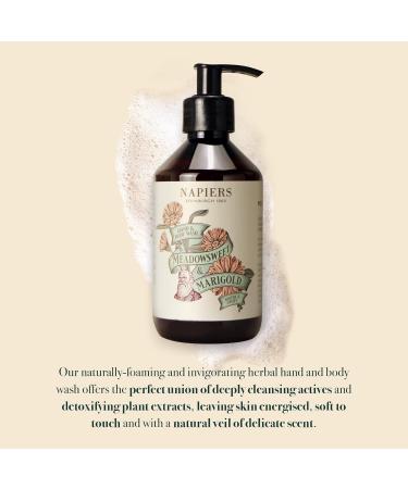 Napiers Meadowsweet & Marigold Natural Body Wash - 300ML - Buy Online on GoSupps.com