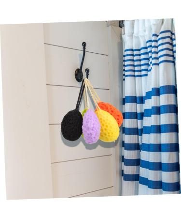 5pcs Exfoliating Bath Sponge Set - Cute Shower Scrubber for Body Washing & Skin Cleaning - Buy Online on GoSupps.com