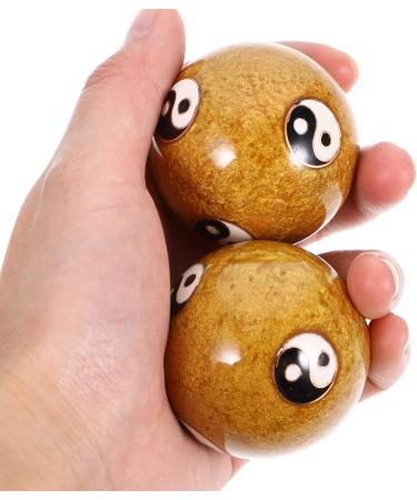 Gleavi 2st Massage Balls - Baoding Balls for Foot Coaching & Asian Meditation | Cloisonn Metal Box - Improve Wellness & Relaxation - Buy Online on GoSupps.com