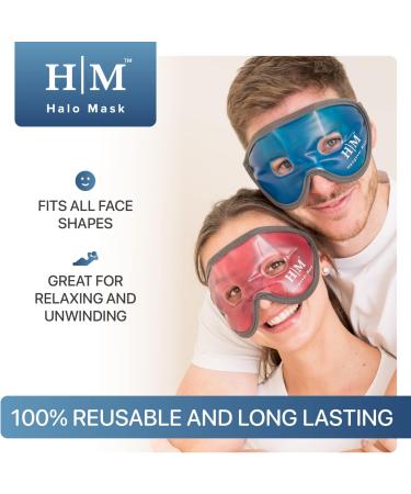 Microwave Activated Warm Eye Compress for Dry Eyes, Blepharitis & Stye Treatment - Reusable Gel Mask for Puffy Eyes, Dark Circles & Hangovers - Buy Online on GoSupps.com