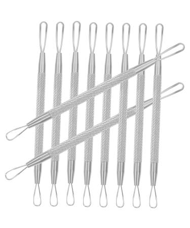 BELLIFFY 7pcs Double-headed Extrusion Ring Pimple Tool Needles Blackhead Removers Cleaning Kits Pimple Needle Pimple Removers Double-headed Beauty Tools Comedone Extractors