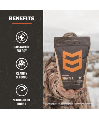 MTN OPS Hot Ignite Instant Coffee Nootropic & L-Arginine L-Citrulline for Cognitive Clarity Mental Focus & Nitric-Oxide Boost | 200mg Caffeine per Serving 30 Servings | Salted Caramel - Buy Online on GoSupps.com