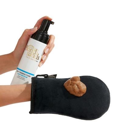 Bondi Sands Light/Medium Self Tanning Foam + Application Mitt | Flawless Finish Kit - Buy Online on GoSupps.com