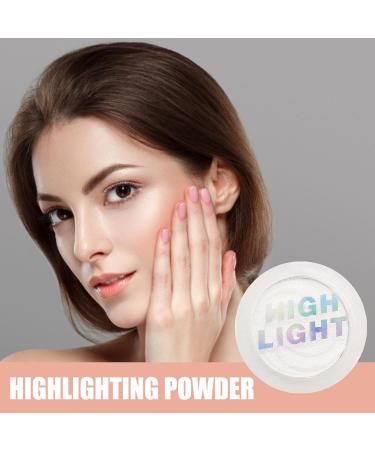 Highlighter Powder Palette - Cheek Highlighter Face Blushes | Silky Texture Long-lasting Stage Daily Shimmer Makeup For Women Hixip Cool Moonlight Color - Buy Online on GoSupps.com