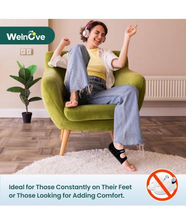 Plantar Fasciitis Heel Protector - Welnove Arch Support Heel Cups for Pain Relief | Cushioned Inserts for Men & Women | International Shipping Available - Buy Online on GoSupps.com