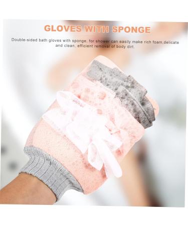 POPETPOP 1set Bath Towel Baby Hand Mittens Tub Scrubber Body Powder Puff Clean Body Lotion Baby Mittens Clean Body Wash Household Cleaning Gloves Bath Gloves Puffs Sponge Fiber - Buy Online on GoSupps.com
