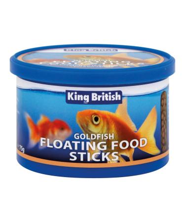 King British Goldfish Floating Food Sticks 75 g (Pack of 6)