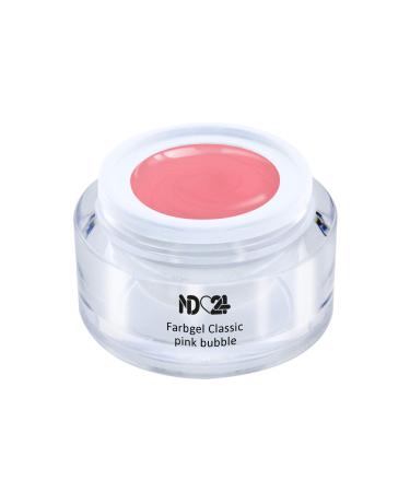 Uv Led Color Gel - Gel Classic Pink Bubble - Pink Color - Studio Quality - Made in Germany - 5ml