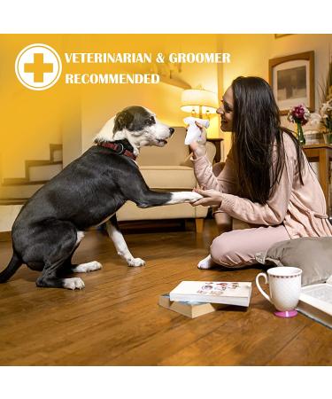 Docatty Pet Wipes - 50 Plant-Based Compostable Wipes for Dogs & Cats | Hypoallergenic & Deodorizing Grooming Wipes for Paws, Body & Butt - Buy Online on GoSupps.com