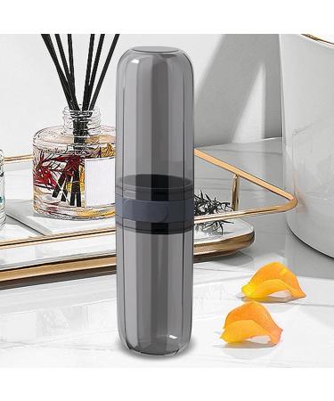 Transparent Toothbrush Holder Travel Case - Dustproof & Leak-Proof Organizer for Hygiene | Black Toothbrush Storage Solution - Buy Online on GoSupps.com