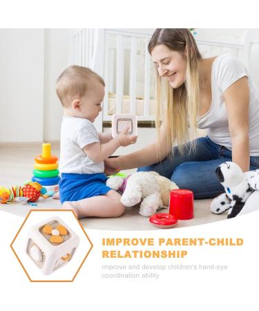 Busy Activity Cube for Toddlers | 6-in-1 Montessori Motor Skills Toy | Educational Fun for Ages 1-4 - Buy Online on GoSupps.com
