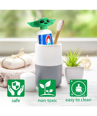 2023 Yoda Toothpaste Topper - Child Toothpaste Cap & Dispenser for Kids & Fans in Gift Box - Buy Online on GoSupps.com