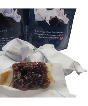 Ol' Time Jamaican Busta-2PK-Coconut Ginger Molasses Candy 2.7oz-Jamaican Snack- Jumbo Pieces Jamaican Busta - Buy Online on GoSupps.com