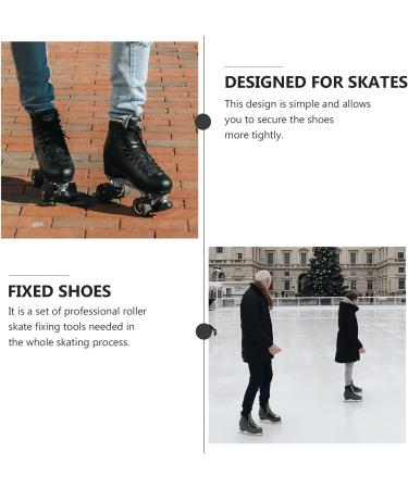 BESPORTBLE Roller Strap Buckle Set - 3 Replacement Buckles for Skates & Shoes | Skating Shoe Accessories - Buy Online on GoSupps.com