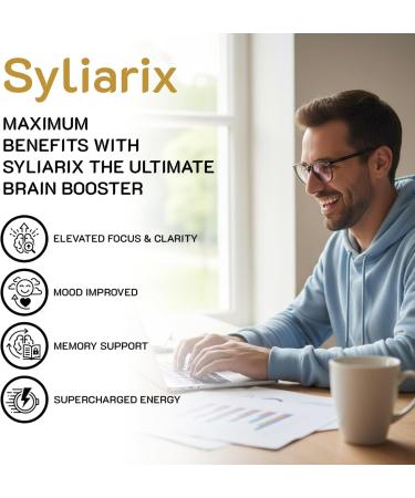 Syliarix Brain Nootropic Supplement for Focus and Clarity Memory Support Boost Energy & Mood Clinically Tested Formula 30 Capsules - Buy Online on GoSupps.com