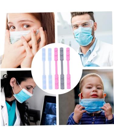 Ultechnovo 6 St Masking Hooks - Reusable Silicone Rope Buckle for Face Cover Anti-Ear Protector S Hooks (15.8x1.5cm) - Buy Online on GoSupps.com