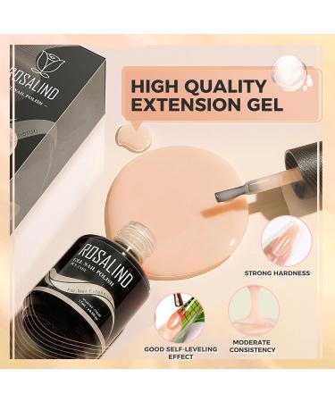 Rosalind Nail Extension Gel - Naked Pink 15ml Builder Gel for Quick Nail Art & DIY Extensions - Buy Online on GoSupps.com