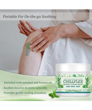 Vivipop CHlLLFLEX Instant Cooling ReIief Cream - Herbal Soothing Cream with Menthol for Muscles & Joint Cooling Moisturizer Gel for Joint Activities Throughout The Body 3.5OZ - Buy Online on GoSupps.com
