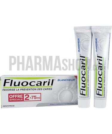 Fluocaril Whiteness Pack of 2 x 75 ml