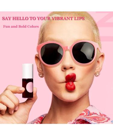 ZARICS 4 Colors Lip Tint Stain Set - Korean Lip Gloss & Multi-Use Lip and Cheek Tint | Long-Lasting Waterproof High Pigment Makeup - Buy Online on GoSupps.com