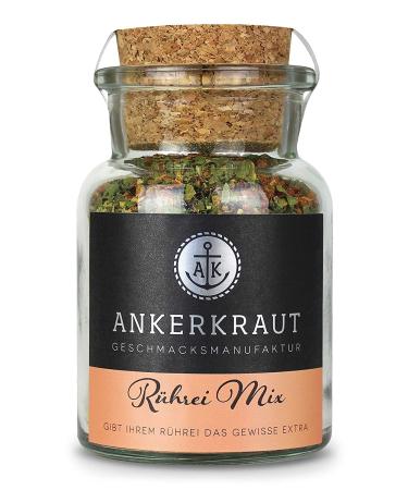 Ankerkraut Scrambled Egg Seasoning for omelettes and scrambled eggs also for vegans and vegetarians sugar-free 80 g in a cork jar 80g cork jar - Buy Online on GoSupps.com